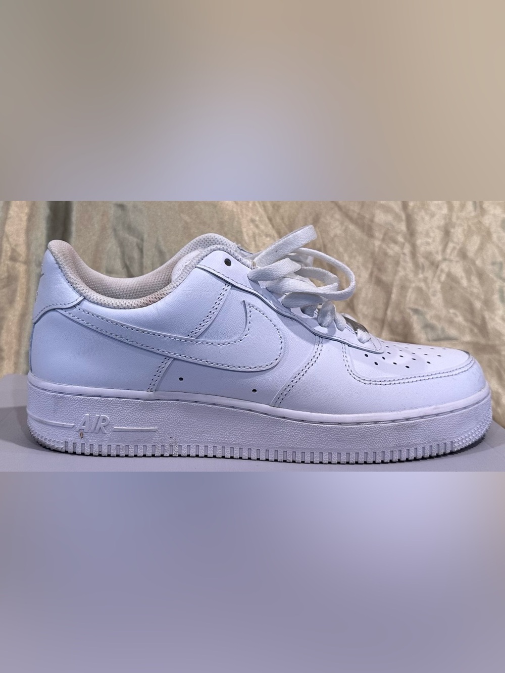 Nike Kids White Low-Top Sneaker with Swoosh